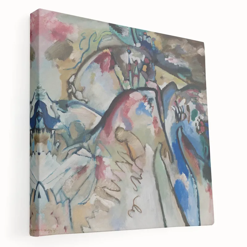 Luxury Modern Wall Art - Abstract Expressionist Design with Vibrant Movement