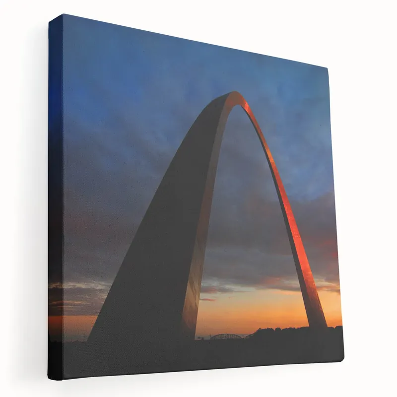 St. Louis Skyline Posters - Gateway Arch at Sunset Missouri Scenic Print Bulk Order