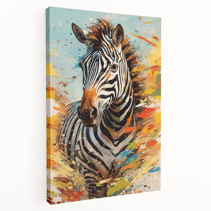Wholesale Dynamic Zebra Glam Wall Art - Bold and Vibrant Decor for Modern Homes