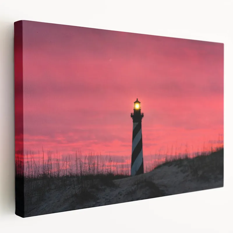Top Pick Cape Hatteras Lighthouse Art – Hatteras Island Sunset Wall Decor