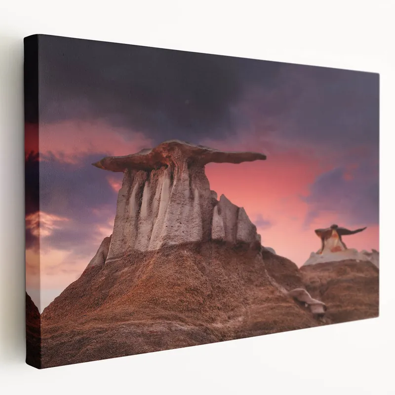 Hot Deal Carlsbad Caverns Art – Hoodoos at Sunset in New Mexico Scenic Wall Decor
