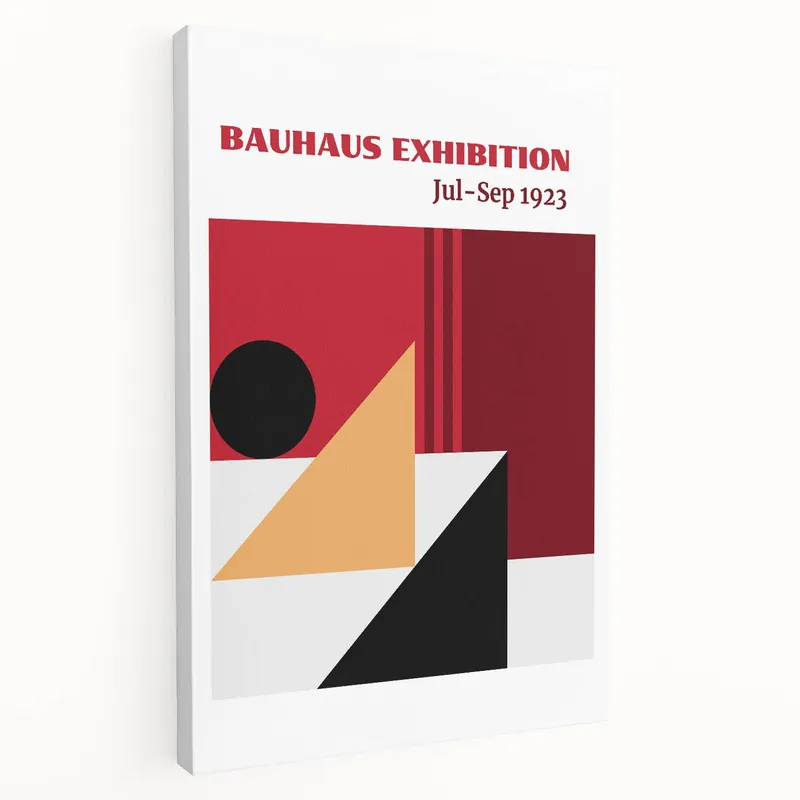 Fan Favorite Bohemian Wall Art | Bauhaus Ausstellung 1923 Boho Canvas | Abstract Print