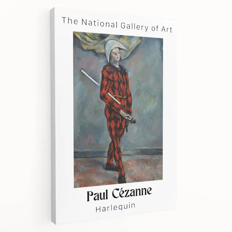 Worldwide Shipping Paul Cézanne Prints - Harlequin Figure - Post-Impressionist Wall Art