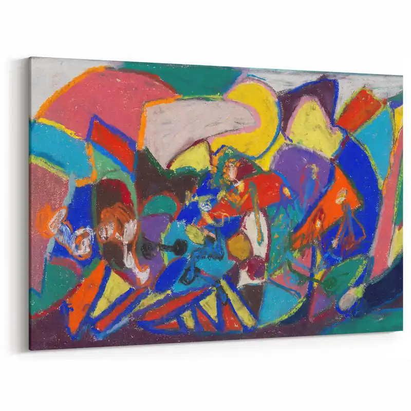 Authentic Adolf Hölzel Art - Dynamic Abstract Modernism | Avant-Garde Wall Art