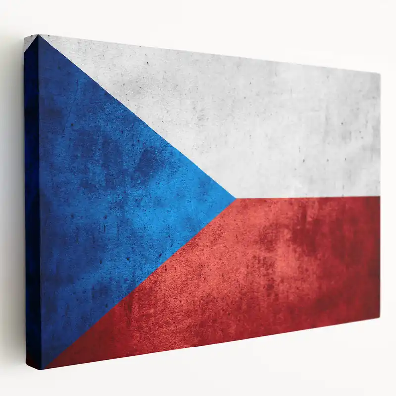 Free Shipping Czech Republic Photography – Czech Republic Flag Wall Art for Decor