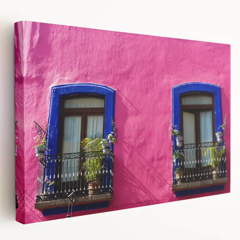 While Supplies Last Vibrant Oaxaca Decor - Colorful Mexican Street Art Canvas Print