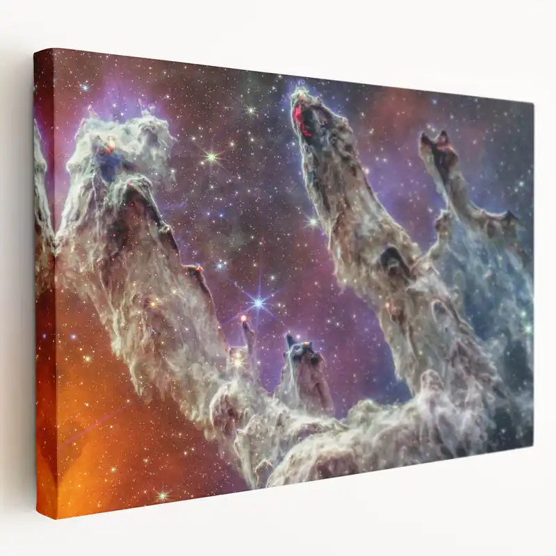 Cheap Majestic Pillars of Creation Wall Art | Space Canvas Prints | Cosmic Decor