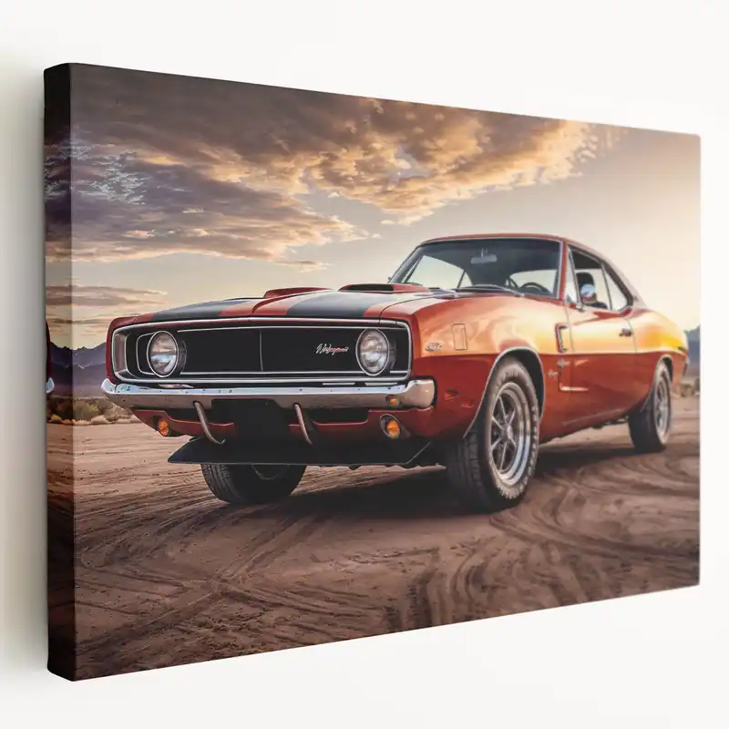 Today Only Vintage Car Art: Retro Muscle Car Prints - Classic Automobile Decor