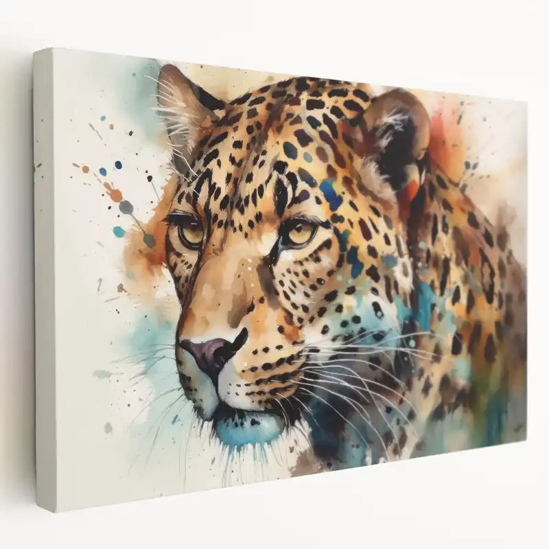 Vibrant Jaguar Canvas Print - Exotic Wild Cat Art for Modern Decor Special Discount