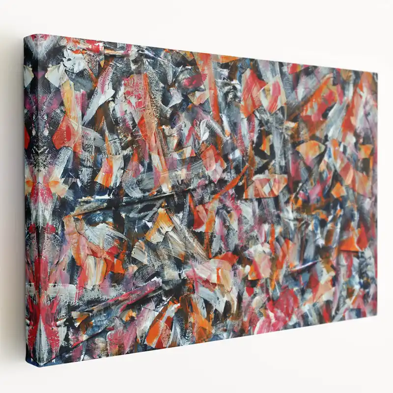 Textured Abstract Expressionist Canvas Wall Art Grab Now