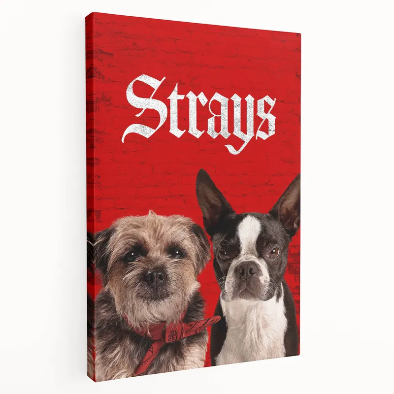 Strays 2020s Vintage Movie Poster – Retro Comedy Film Art Print Authentic