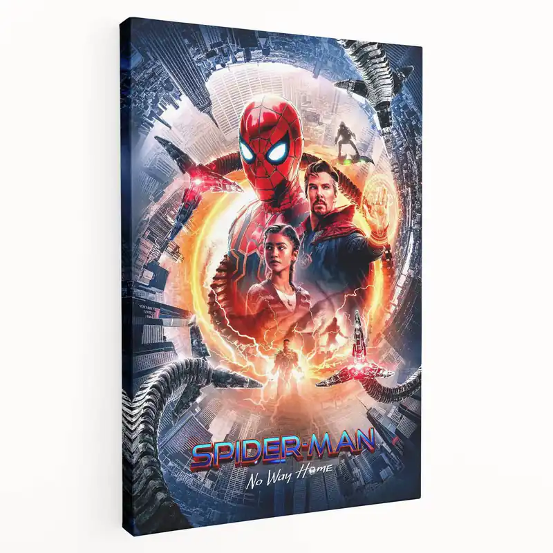 Free Delivery Spider-Man No Way Home Poster – 2020s Vintage Movie Print
