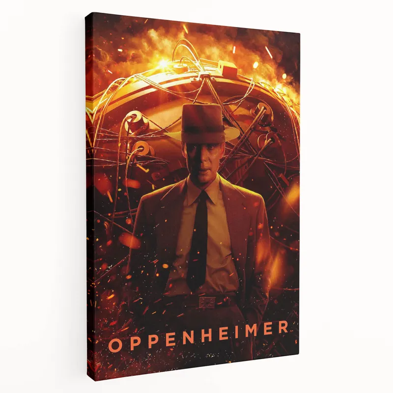 Instant Buy Oppenheimer 2020s Vintage Movie Poster – Retro Film Art Print