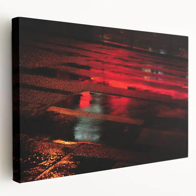Wholesale Urban Scenery Wall Art - Vibrant Cityscape Photography Print