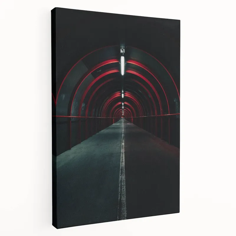 Urban Architectural Wall Art – Vibrant Cityscape Canvas Print Limited Edition