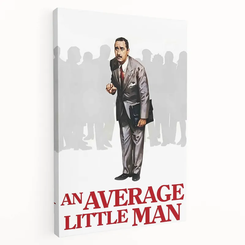 1970s Vintage Movie Poster An Average Little Man Classic Art Discount