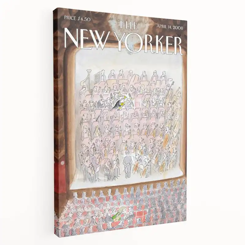 Affordable New Yorker Poster - Orchestra Performance Humor Art Print