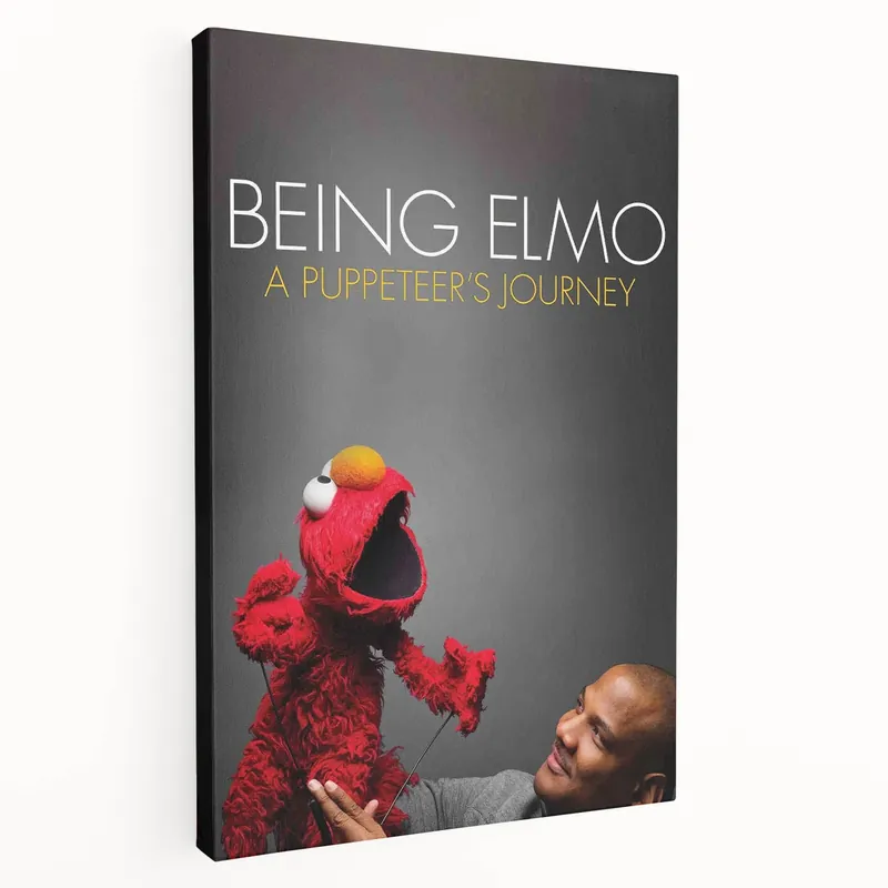 Markdown 2010s Movie Poster Art - Being Elmo Retro Vintage Film Print