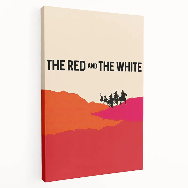 1960s Movie Posters The Red and the White Vintage War Drama Print Trending