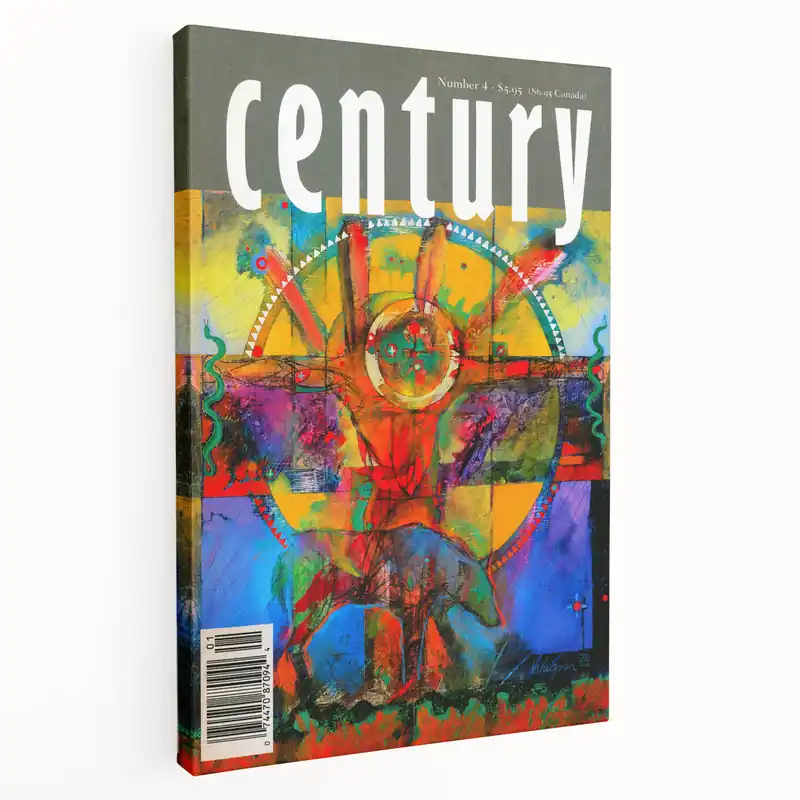 Vintage Magazine Cover Art – Century Collection Retro Print Handmade