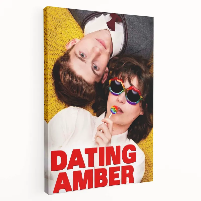2020s Vintage Movie Poster – Dating Amber Retro Film Art Grab Now