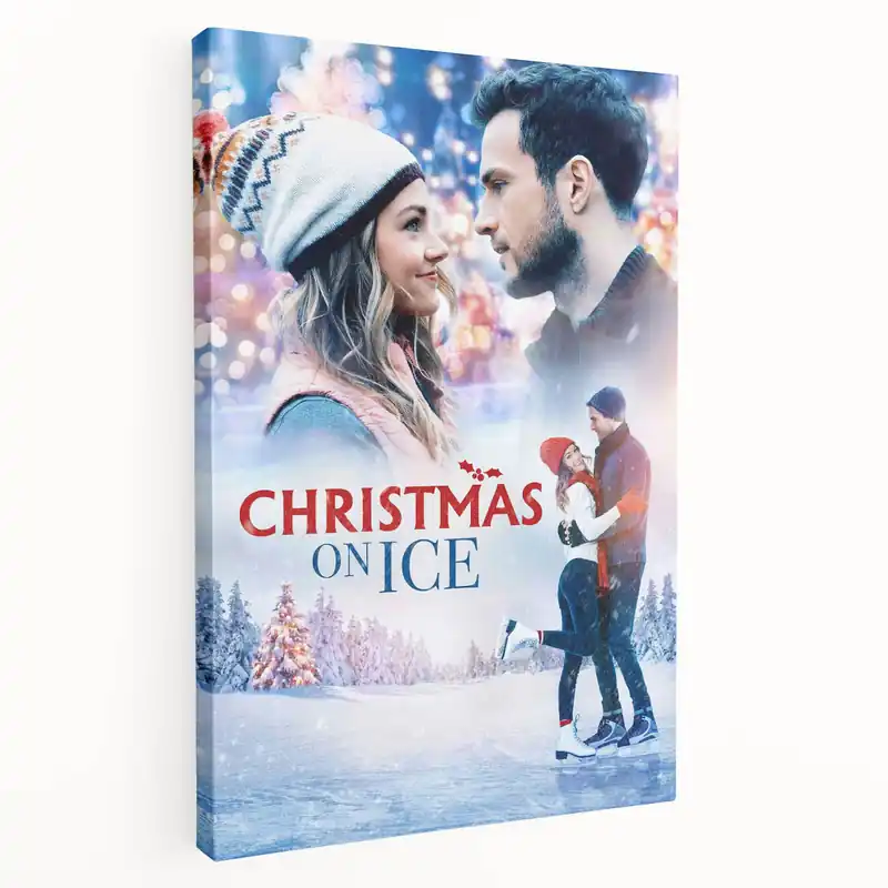 Exclusive Offer 2020s Vintage Movie Poster – Christmas on Ice Retro Film Art