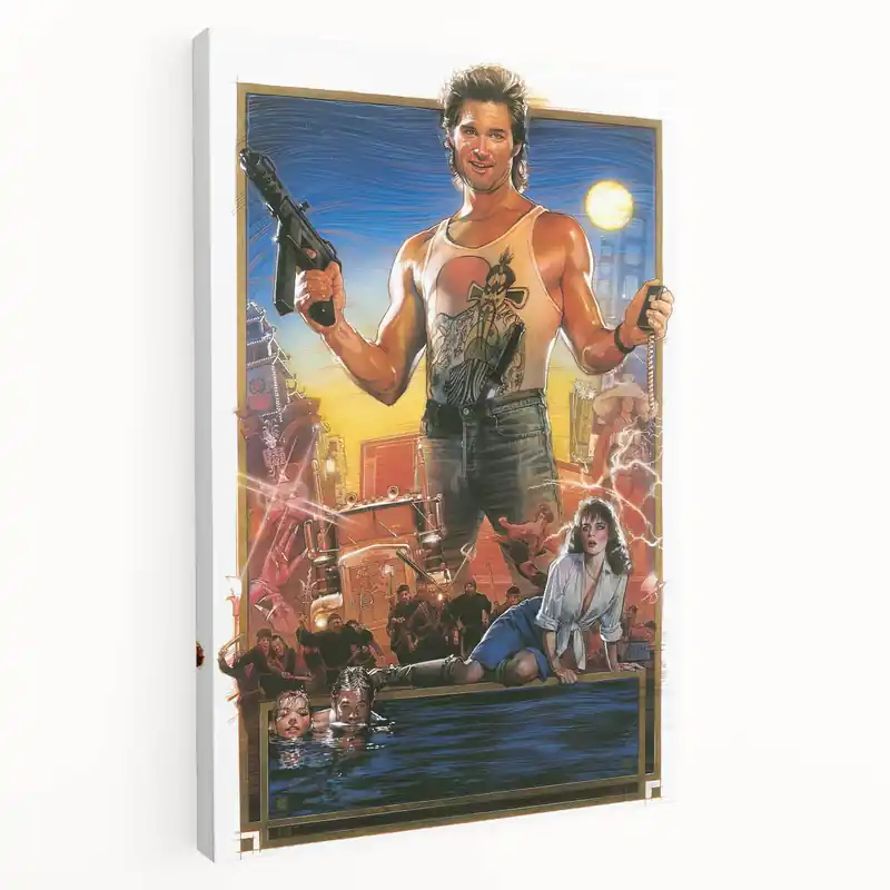 Retro Wall Art - Big Trouble in Little China Movie Poster Fast Shipping