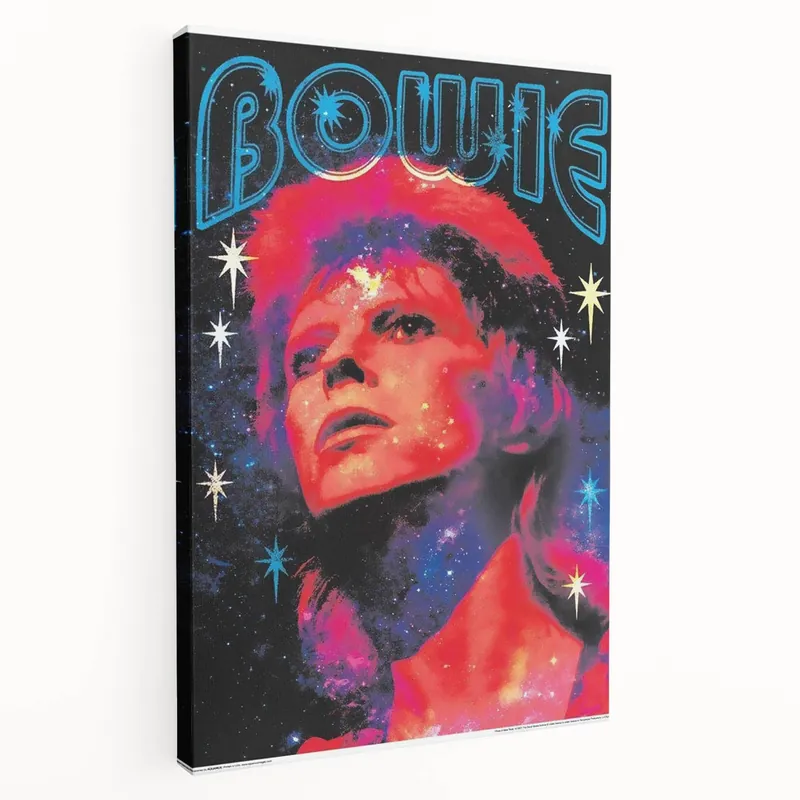 Vintage David Bowie Space Oddity Poster - Retro Music Wall Art Luxury