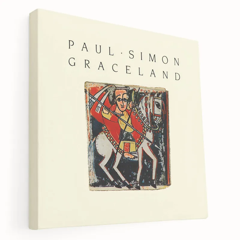 Discount Paul Simon Graceland Retro Wall Art – Vintage Canvas Print