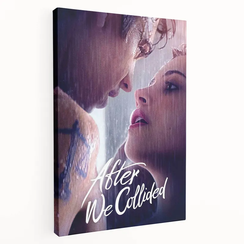 Original 2020s Vintage Movie Poster - After We Collided Retro Film Art Print