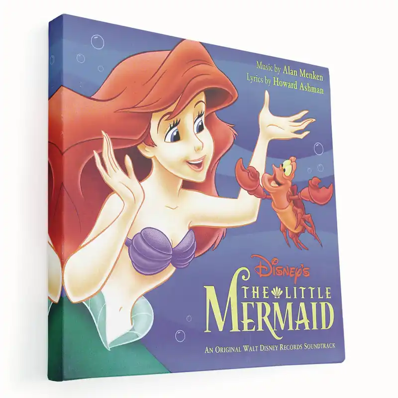 Retro The Little Mermaid Soundtrack Poster - Vintage Disney Art Limited Edition