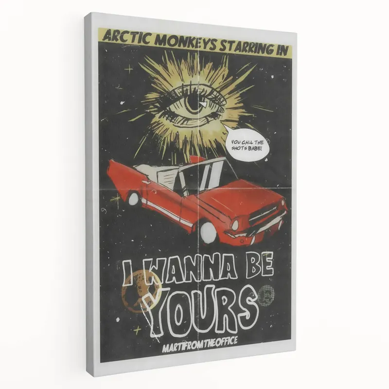 Get Yours Arctic Monkeys I Wanna Be Yours Poster – Retro Space Wall Art