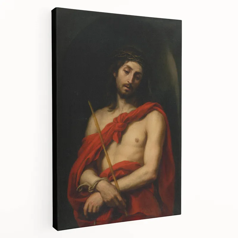 Warranty Included Baroque Art Print - Christ with Crown of Thorns - Classic Wall Art