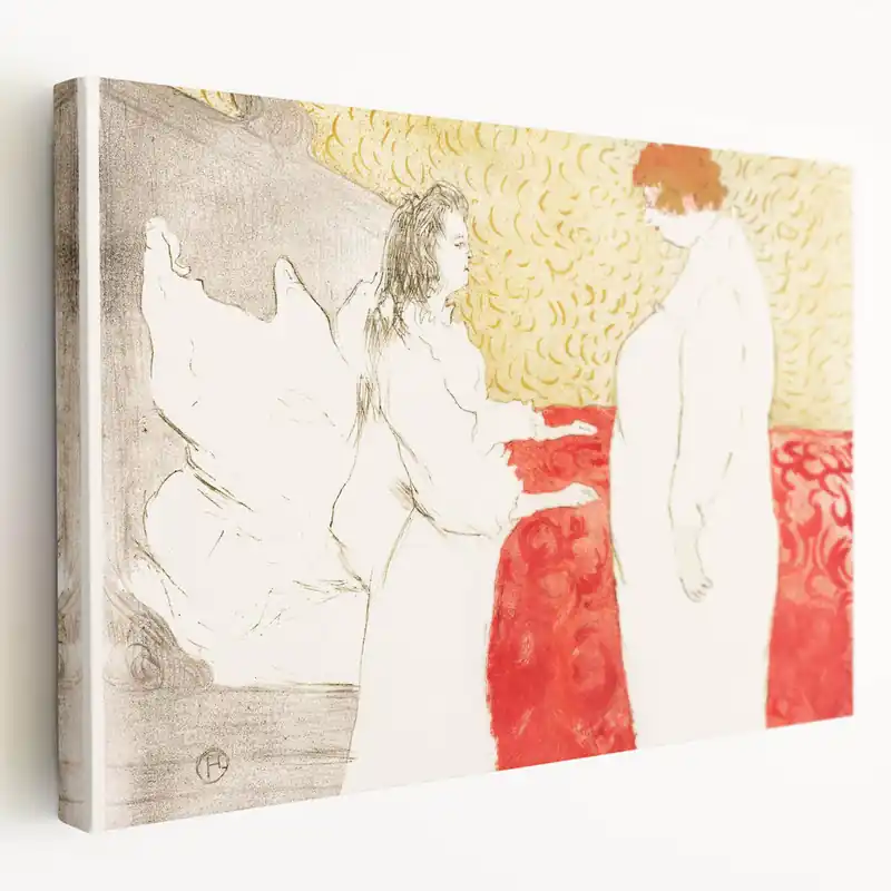 Toulouse-Lautrec Prints - Woman in Bed Impressionist Wall Art One Day Deal