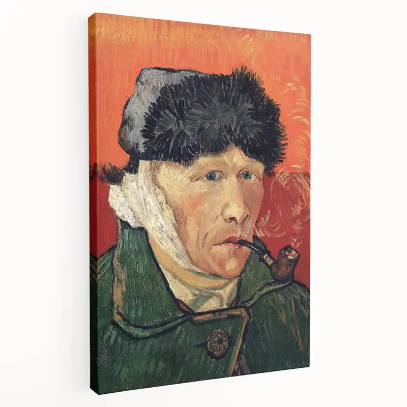 Van Gogh’s Self-Portrait with Bandaged Ear: Impressionist Art Super Sale