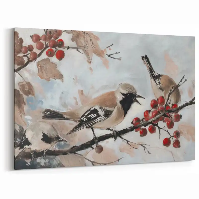 Get Yours Charming Songbirds Artwork - Animal Canvas Prints for Home Decor