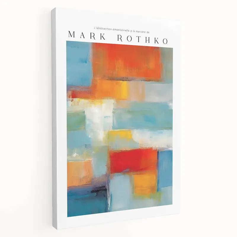 Next Day Delivery Rothko Canvas Prints - Vibrant Abstract Design