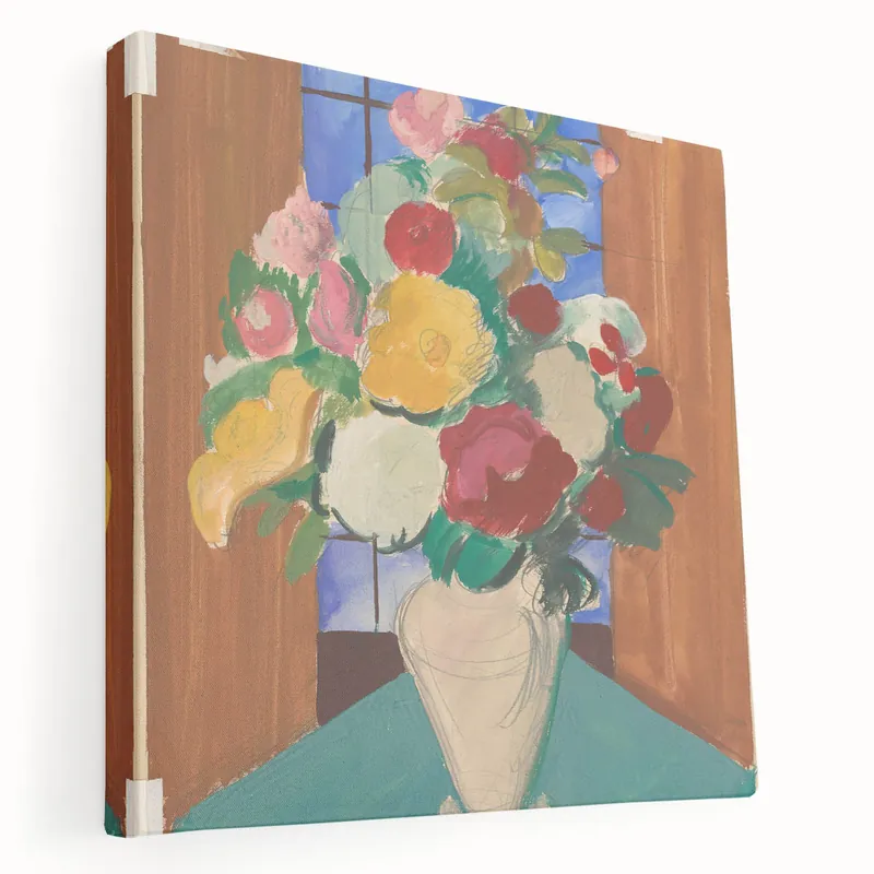 Professional Grade Modern Expressionism Floral Wall Art - Vibrant and Captivating