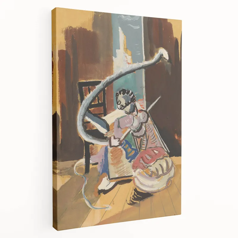 Expressionist Art: Still Life with Wine Glass and Fruit by Kirchner Direct From Manufacturer