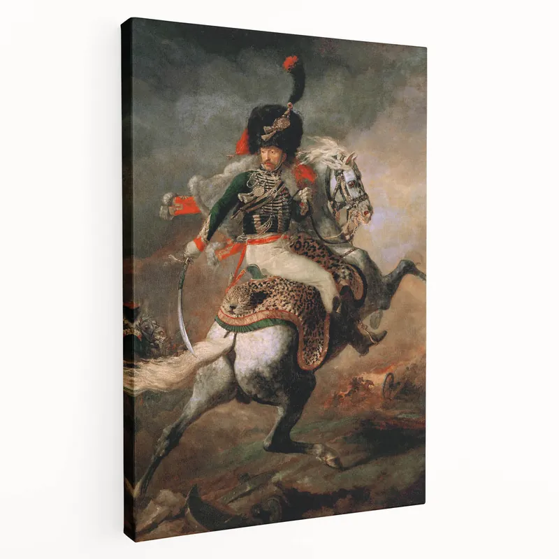 Romanticism Art: The Charging Chasseur - Famous Romantic Era Painting Hot Deal