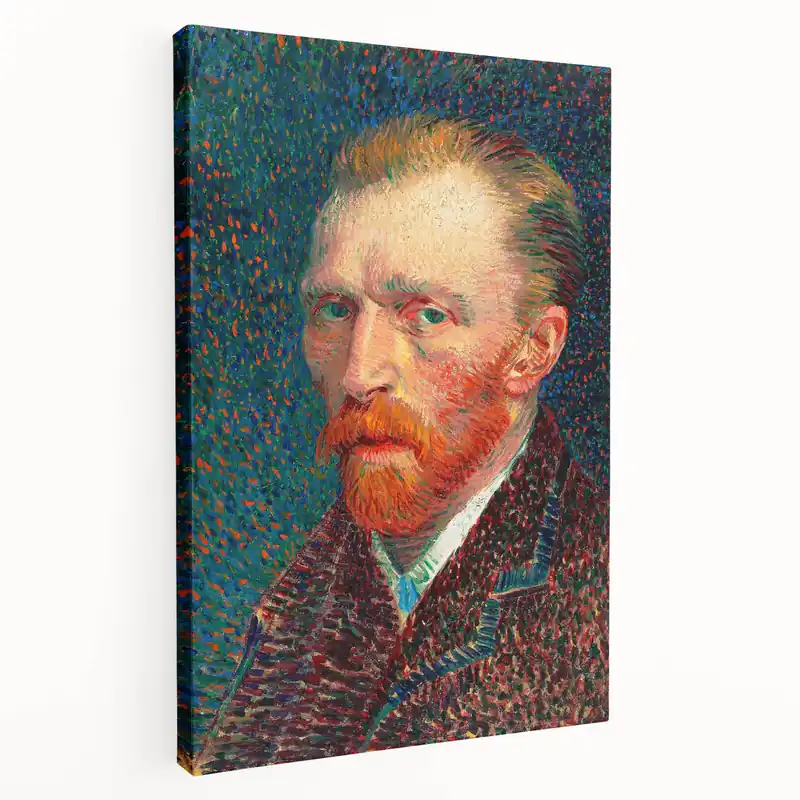Money Back Guarantee Famous Van Gogh Paintings - Self-Portrait with Vibrant Colors