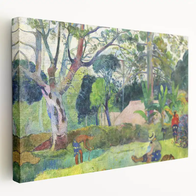 The Big Tree: Paul Gauguin's Vibrant Post-Impressionist Artwork Get Yours