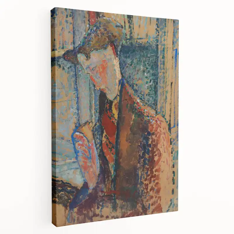 Modern Wall Art: Amedeo Modigliani's Dreamy Portrait Study Time-Limited