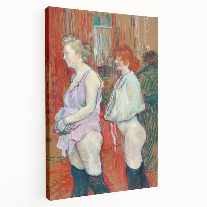 Impressionist Wall Art - Rue des Moulins by Toulouse-Lautrec - French Art Flash Sale