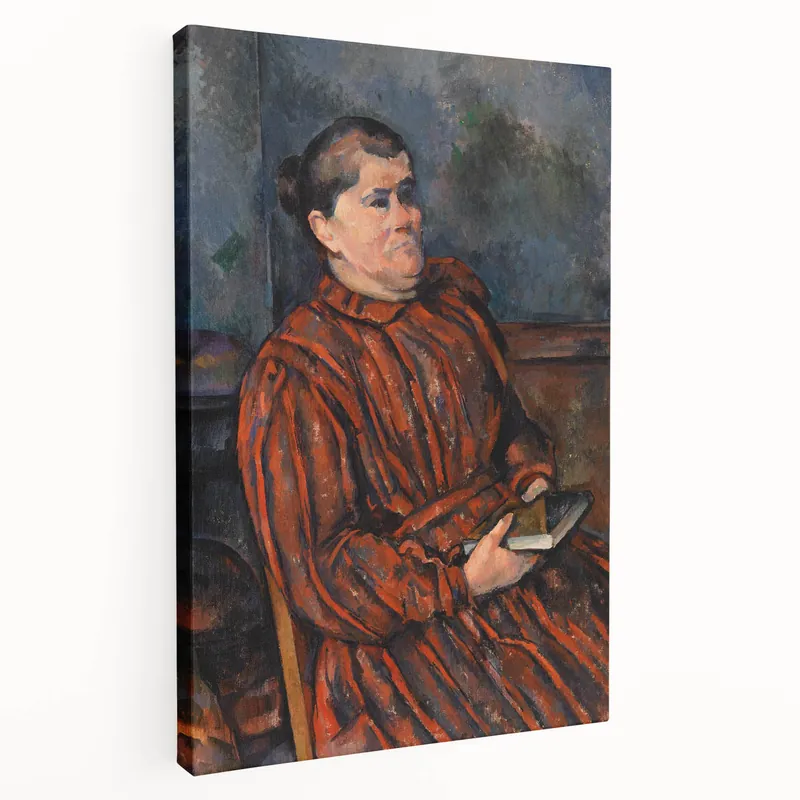 Don’t Miss Out Paul Cézanne Portrait Wall Art - Woman in Red with a Book