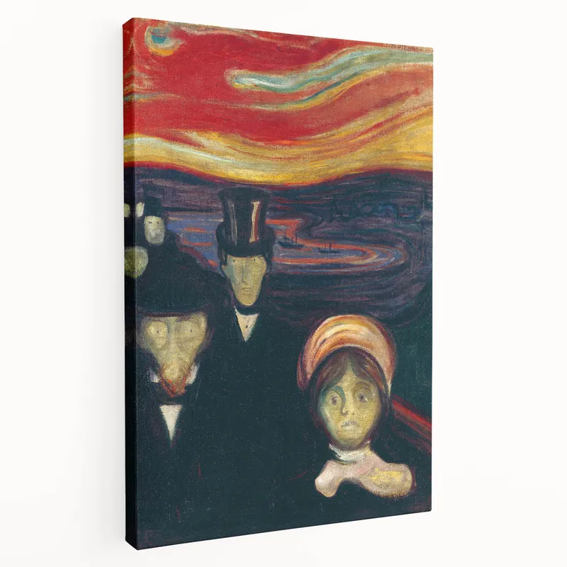 Fast Shipping Expressionist Art: "Anxiety" Abstract Expressionism Wall Decor