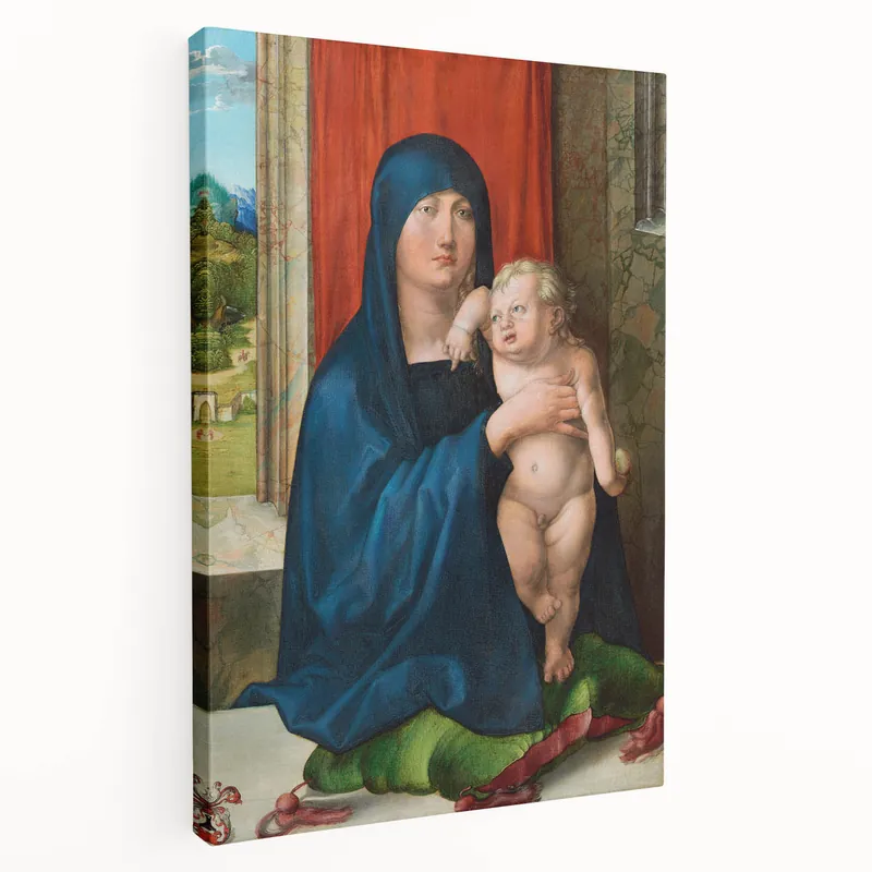 Madonna and Child: Renaissance Elegance in Divine Art Warranty Included
