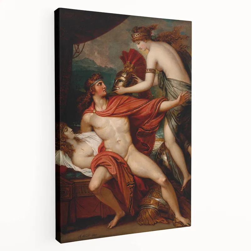 Mega Sale Neoclassical Greek Mythology Art Print - Thetis and Achilles by West