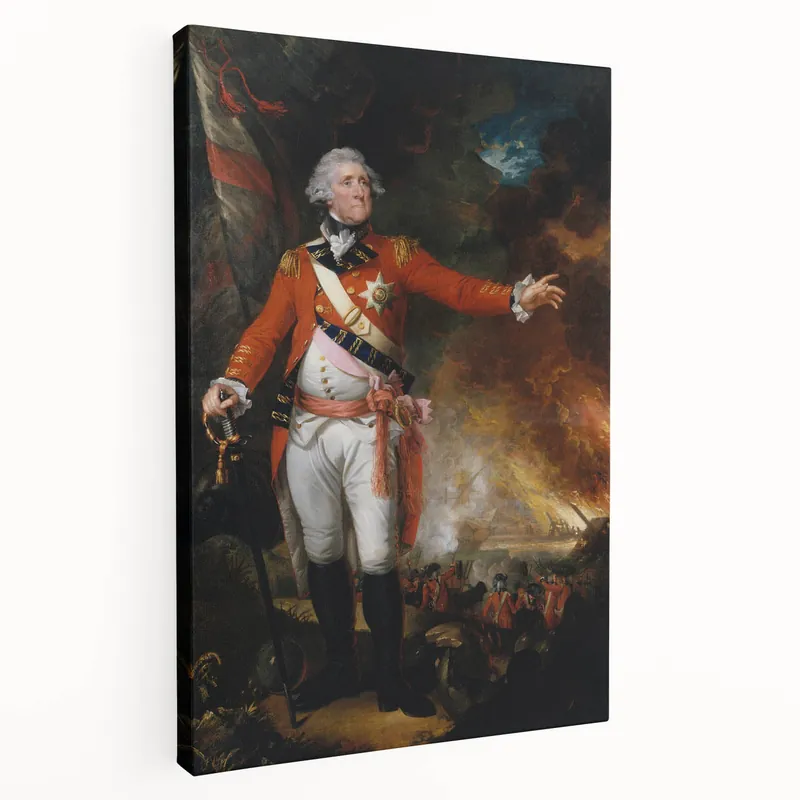 Big Sale Neoclassical Art Print: General George Eliott by Mather Brown - Historic Decor