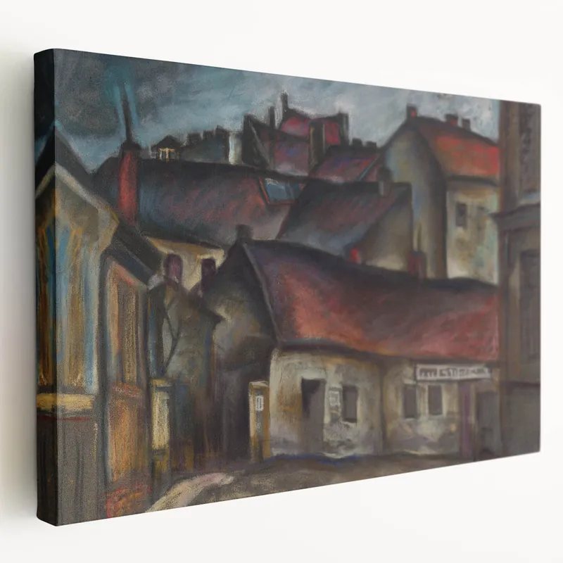 Hassle-Free Returns Realistic Wall Art - The Outskirts of the City by Konštantín Bauer